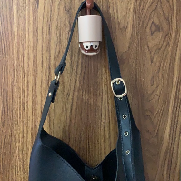 Shoulder bag, black, no brand, - Picture 2 of 5